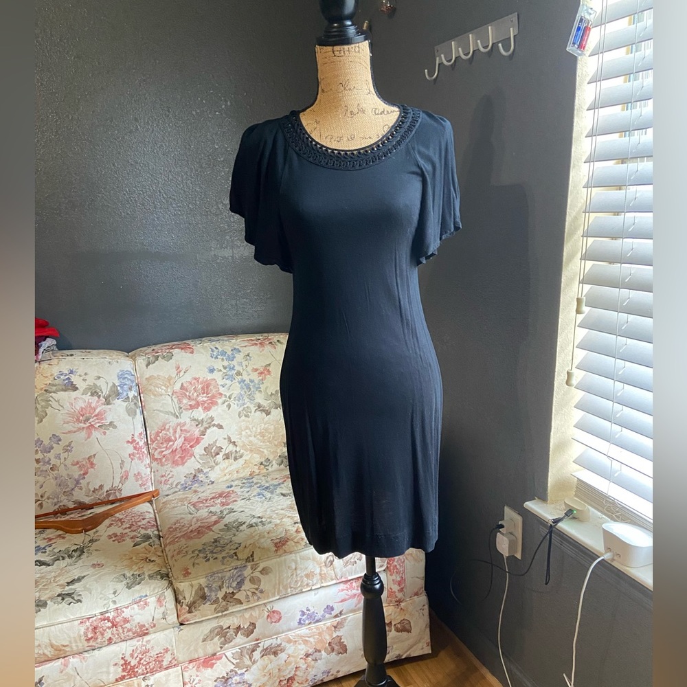 Banana Republic Mid-Length black dress